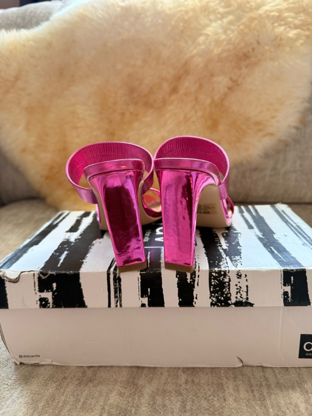 Dolce Vita selsta double strap heels - Picture 3 of 4